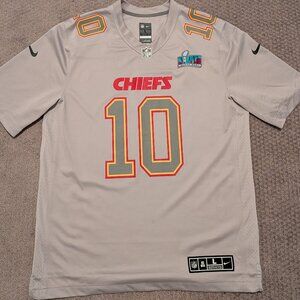 Nike Isiah Pacheco Gray Kansas City Chiefs Super Bowl LVII Patch Atmospher